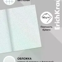 Тетрадь 60 листов в клетку ErichKrause Character, В5, белая