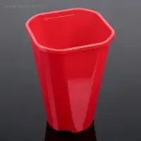 Горшок для цветов &laquo;Роза&raquo;, 2 л, d=14 см, красный