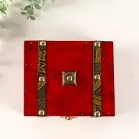 Шкатулка для украшений &laquo;Сундучок. Герцог&raquo;, дерево, состаренная, с заклёпками 5.5&times;13&times;10.2 см