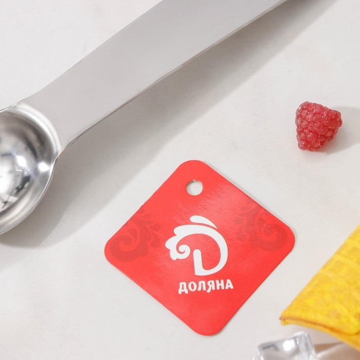 Ложка для мороженого Доляна Zero, нержавеющая сталь, цвет хромированный Ложка для мороженого Доляна Zero, нержавеющая сталь, цвет хромированный