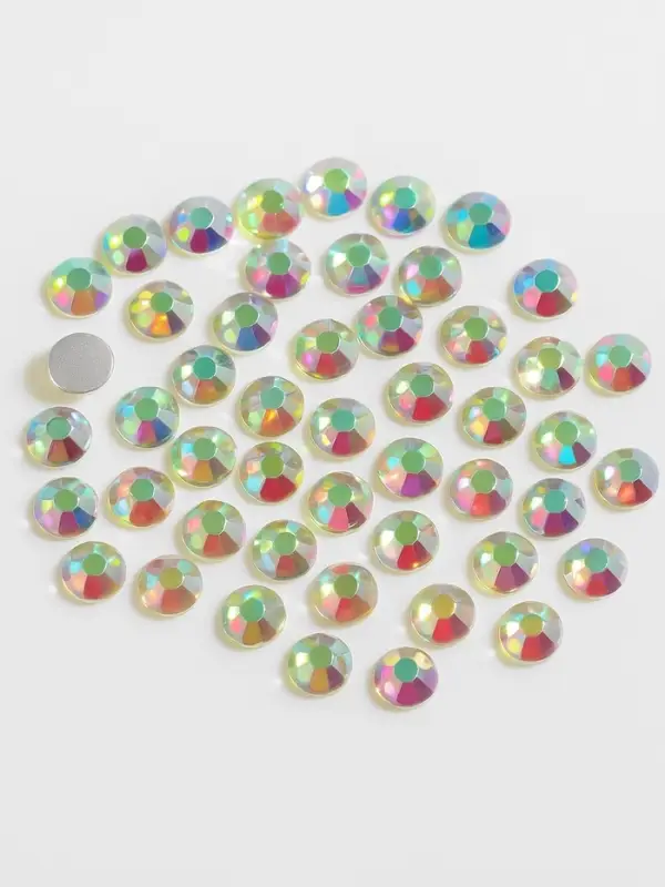 Стразы «Усечённый конус», с голографией, стеклянные, d=1.8 мм, 100 шт., цвет серебряный Стразы «Усечённый конус», с голографией, стеклянные, d=1.8 мм, 100 шт., цвет серебряный