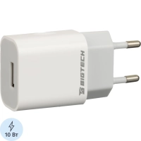 Зарядное устройство 2A, 1USB, белый BT-JCHR-003/C-IPN139