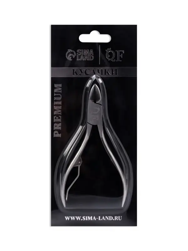 Кусачки педикюрные &laquo;Премиум&raquo;, 10.6 см, длина лезвия-14 мм, на блистере