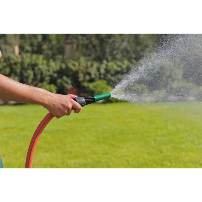 Набор: насадка для полива, коннектор, коннектор с аквастоп 3/4 Набор: насадка для полива, коннектор, коннектор с аквастоп 3/4" (19 мм), адаптер1/2"−3/4" (12 мм−19 мм), ABS−пластик