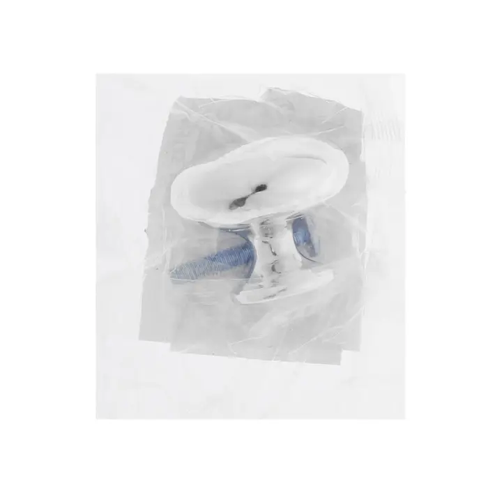 Ручка-кнопка CAPPIO РК120, d=32 мм, пластик, цвет хром