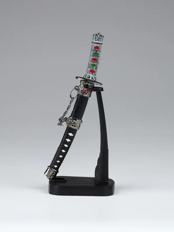 Сувенирное оружие &laquo;Катана на подставке&raquo;, 17 см, МИКС