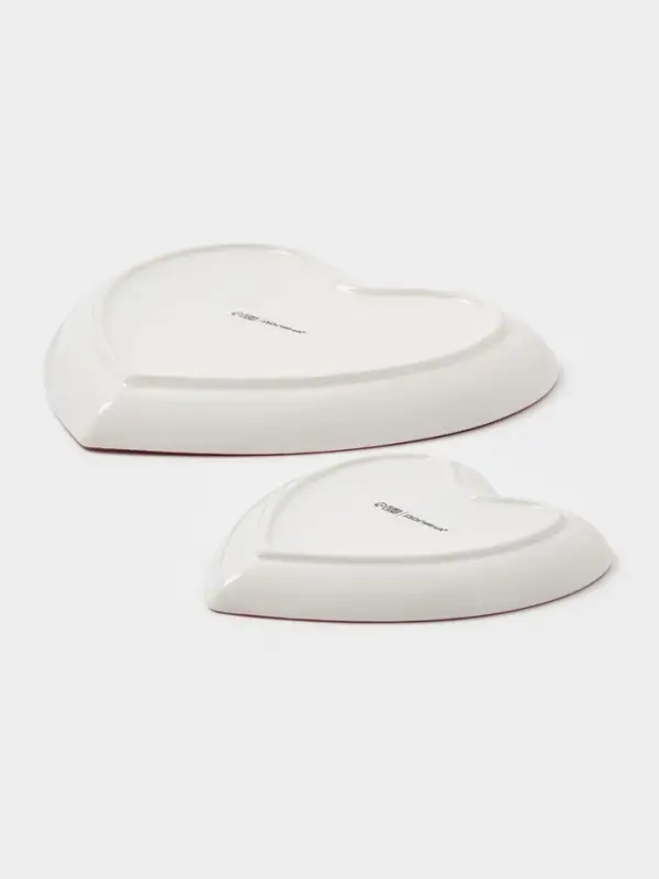 Тарелки сервировочные новогодние Доляна «Щелкунчик», набор 2 шт., доломит, белые Тарелки сервировочные новогодние Доляна «Щелкунчик», набор 2 шт., доломит, белые