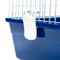 Клетка для кроликов, 60&times;36&times;32 см, усиленная, синяя