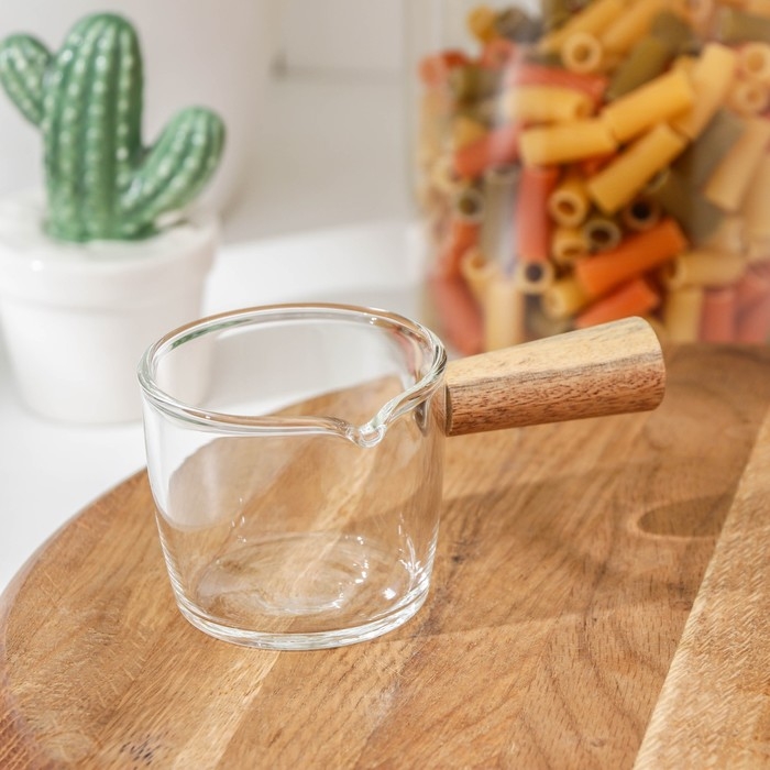 Соусник стеклянный «Лофт», 90 мл, 6,5×10,5×5 см Соусник стеклянный «Лофт», 90 мл, 6,5×10,5×5 см