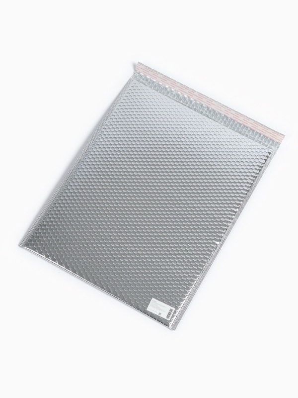 Пакет упаковочный пупырчатый, с клапаном и клеевым слоем,40х50+4 см,п/э,3 слоя, металлизир Пакет упаковочный пупырчатый, с клапаном и клеевым слоем,40х50+4 см,п/э,3 слоя, металлизир