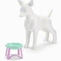 Миска на подставке, 170 мл, пластик