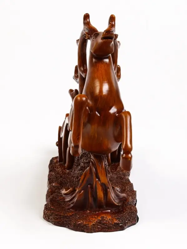 Подставка под бутылку TAKE IT EASY &laquo;Олень&raquo;, полистоун под дерево, 17&times;12&times;28 см