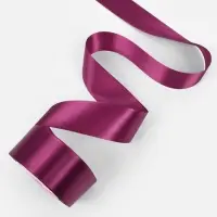 Лента атласная, 40 мм, 23&plusmn;1 м, фиолетовая №252