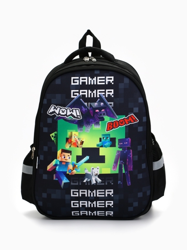 Рюкзак каркасный ArtFox STUDY, 39х30х14 см, унив Рюкзак каркасный ArtFox STUDY, 39х30х14 см, унив "Пиксели"