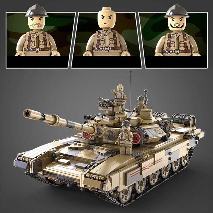 Конструктор Техно «Танк», 1722 детали Конструктор Техно «Танк», 1722 детали