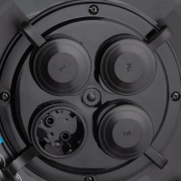 Удлинитель Topfort метал. КГ 3x2,5 кв.мм 30м 16А 4 гнезда с/з.,с/загл.,IP44