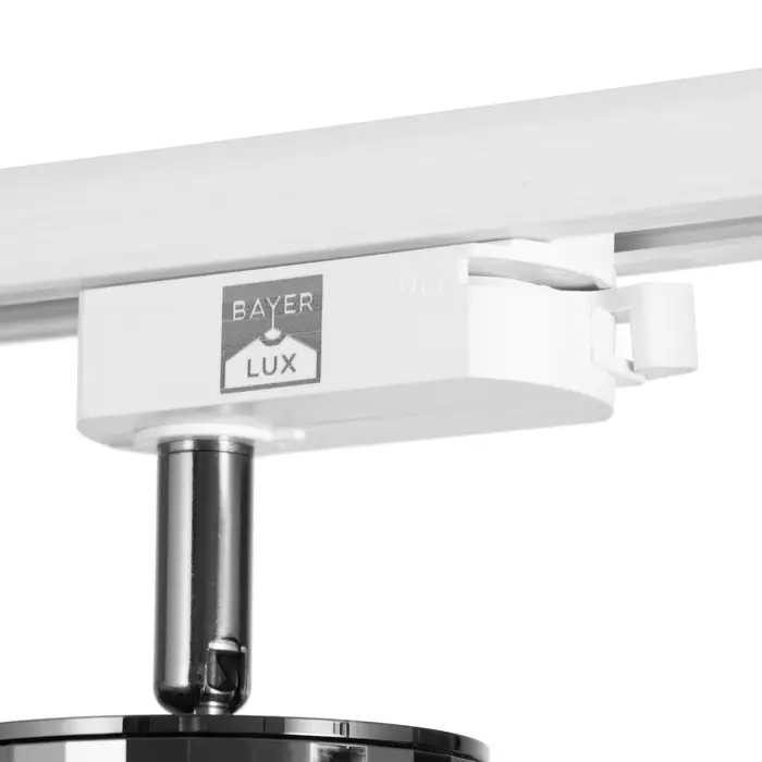 Светильник трековый BayerLux Simple &laquo;Астер&raquo; GU10, 220 В, 7.5&times;7.5&times;20 см, чёрный хром