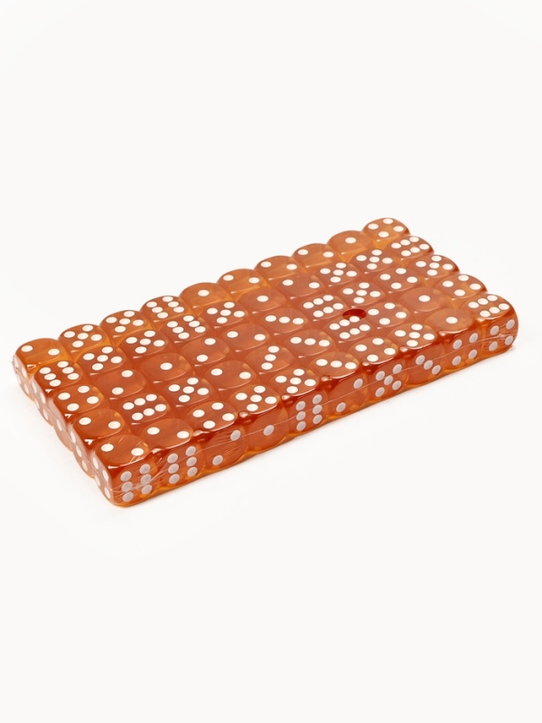 Кости игральные, 1.6 х 1.6 см, набор 50 шт, желтые Кости игральные, 1.6 х 1.6 см, набор 50 шт, желтые