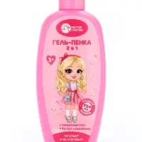 Гель-пена для девочек, аромат сладкой ванили, 250 мл, Чистое счастье