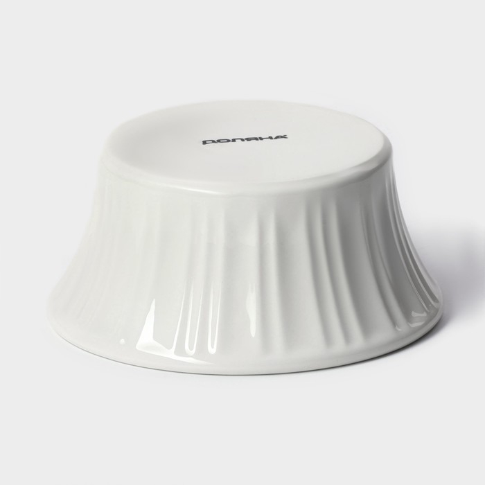 Рамекин из жаропрочной керамики Доляна «Маффин», 250 мл, d=11,4 см, цвет белый Рамекин из жаропрочной керамики Доляна «Маффин», 250 мл, d=11,4 см, цвет белый