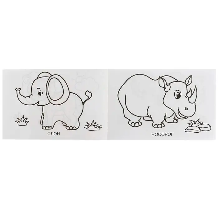 Раскраска «Зоопарк», 8 страниц Раскраска «Зоопарк», 8 страниц