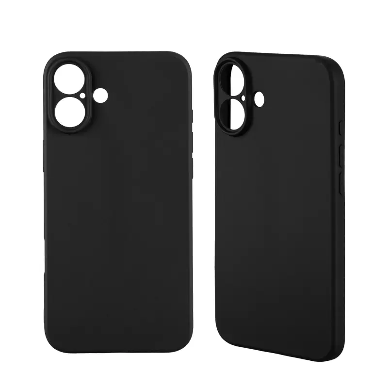 Чехол iPh 16 TPU матовый черный