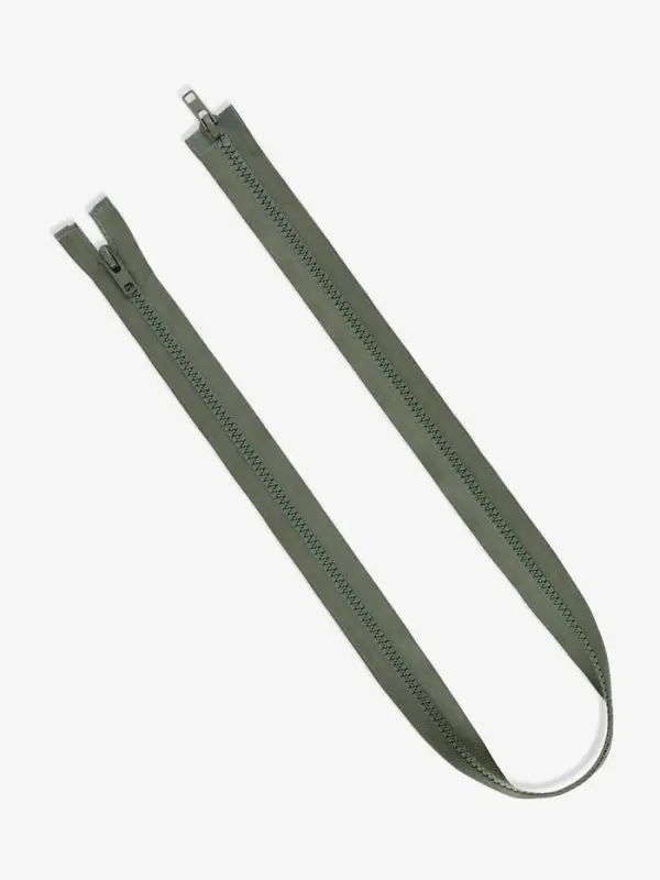 Молния &laquo;Трактор&raquo;, №8, разъёмная, 2 замка, замки автомат, 100 см, хаки