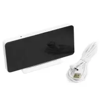 Часы электронные настольные, USB, календарь, подсветка, будильник, термометр, на подвесе
