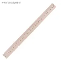 Линейка деревянная 30 см, (БЕЗ шк)