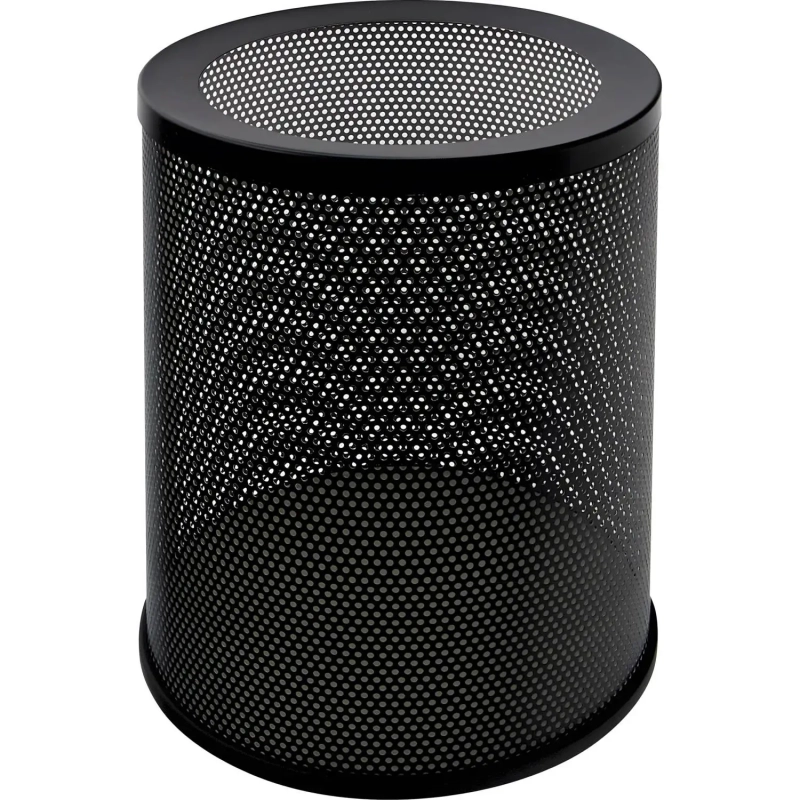 Корзина для мусора 16л К250 низ.перф.черн. Корзина для мусора 16л К250 низ.перф.черн.