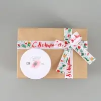 Лента атласная &laquo;С 8 Марта&raquo;, 2.5 см &times; 22.5 (&plusmn; 1) м, разноцветная