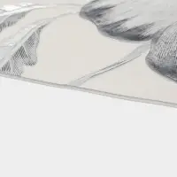 Набор салфеток для стола Доляна &laquo;Цветы&raquo;, 44.5&times;30 см, 4 шт., ПВХ, серебристый