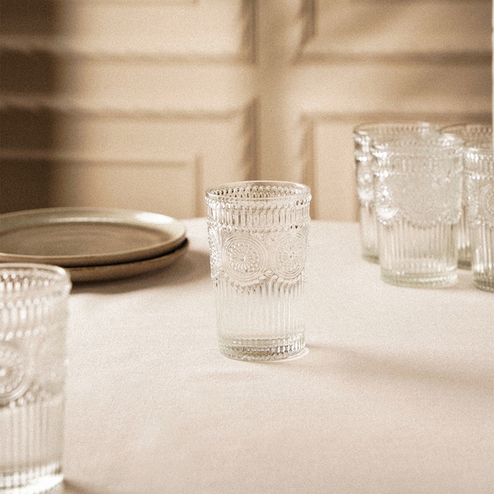 Набор стаканов стеклянный SL Home &laquo;Ларго&raquo;, 400 мл, 8&times;13 см, цвет прозрачный