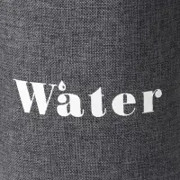 Чехол на бутыль для кулера Доляна Water, 19 л, 27&times;42&times;40 см, лён, серый