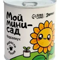 ЭВРИКИ Набор для опытов "Мой мини-сад", подсолнух
