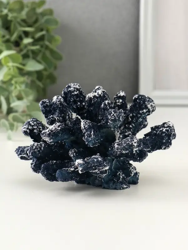 Сувенир полистоун Сувенир полистоун "Коралл синий" 12х11х8,5 см