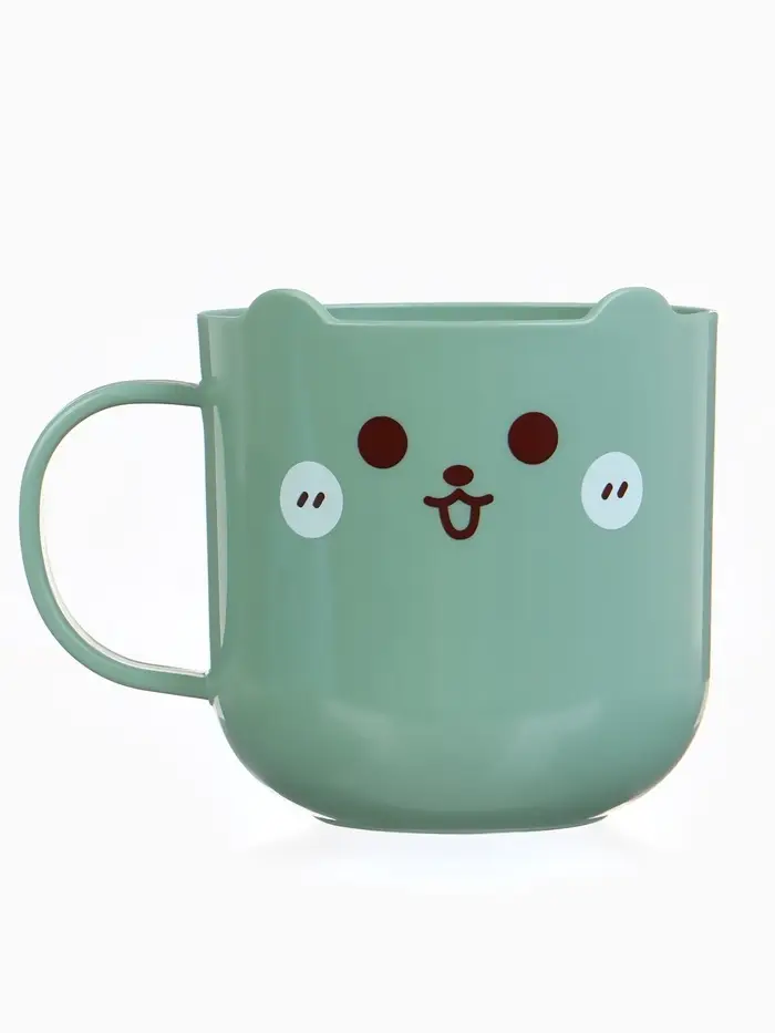 Кружка детская 300 мл., «Мышонок», цвет зеленый, Крошка Я Кружка детская 300 мл., «Мышонок», цвет зеленый, Крошка Я