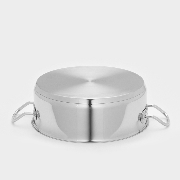 Кастрюля «Общепит. Шеф», 6 л, d=28 см, h=10,3 см, капсульное дно, индукция Кастрюля «Общепит. Шеф», 6 л, d=28 см, h=10,3 см, капсульное дно, индукция