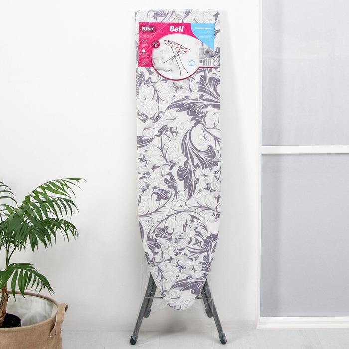 Доска гладильная Nika «Белль», 106×29 см, два положения высоты 70, 80 см, рисунок микс Доска гладильная Nika «Белль», 106×29 см, два положения высоты 70, 80 см, рисунок микс