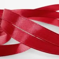 Лента атласная, 10 мм, 23&plusmn;1 м, красная №33