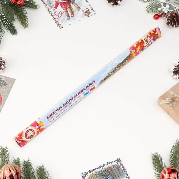 Бенгальские огни, 40 см, 3 штуки, «Триколор»