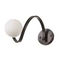 Бра настенный BayerLux Nadine, 1&times;10 Вт, GU10, черный, 37&times;16&times;32 см