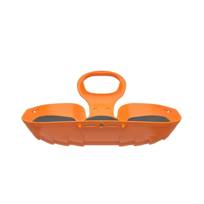 Санки-ледянки с мягкой сидушкой «Вираж», оранжевые, 39×37см Санки-ледянки с мягкой сидушкой «Вираж», оранжевые, 39×37см