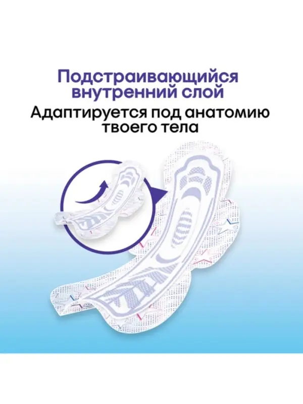 Прокладки ночные Kotex Night Ultra Soft & Dry, с крылышками, 7 шт.