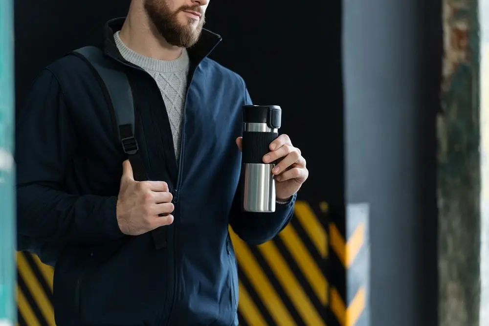 Термостакан Tralee XL, серебристый Термостакан Tralee XL, серебристый