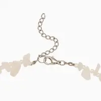 Ожерелье из камня, 45 см, белое