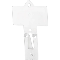Ценникодержатель подвесной пластик.,12 крюч.+S крюч.для подвешиван, дл.33мм