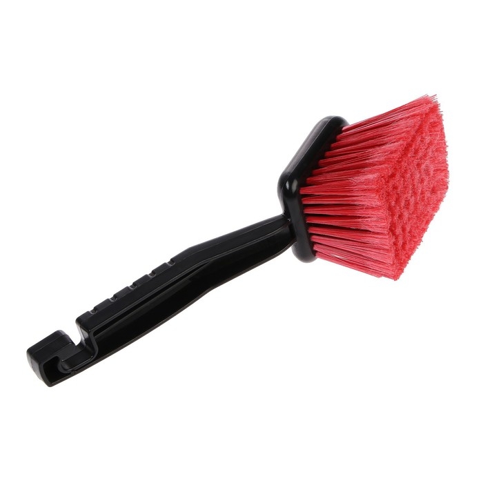 Щетка для мытья колес, мягкий ворс 24 см, красный Щетка для мытья колес, мягкий ворс 24 см, красный