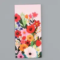 Конверт для денег &laquo;Цветы яркие&raquo;, 16,5 х 8 см