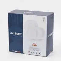 Сервиз столовый Luminarc Carine, 18 предметов, стеклокерамика, белый